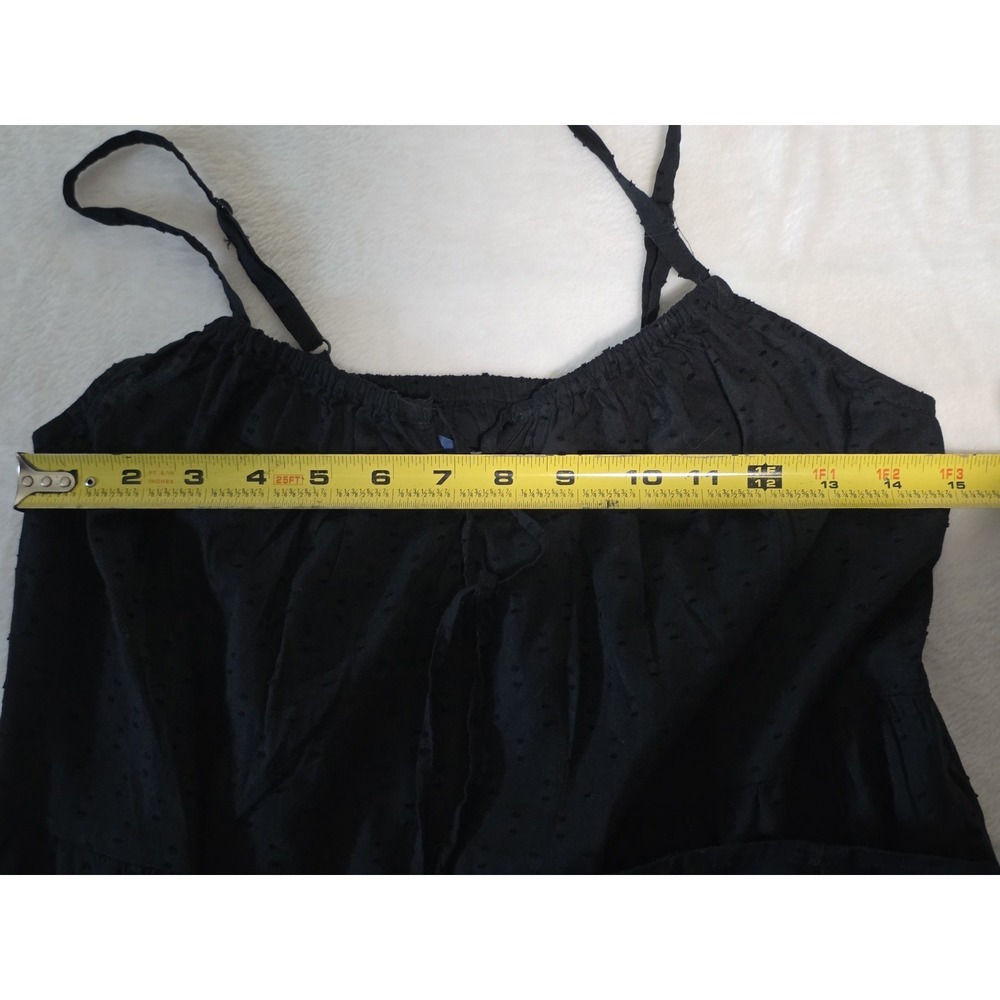Old Navy Womens XS Tall Babydoll black eyelet cami mini dress NWT - Picture 7 of 7